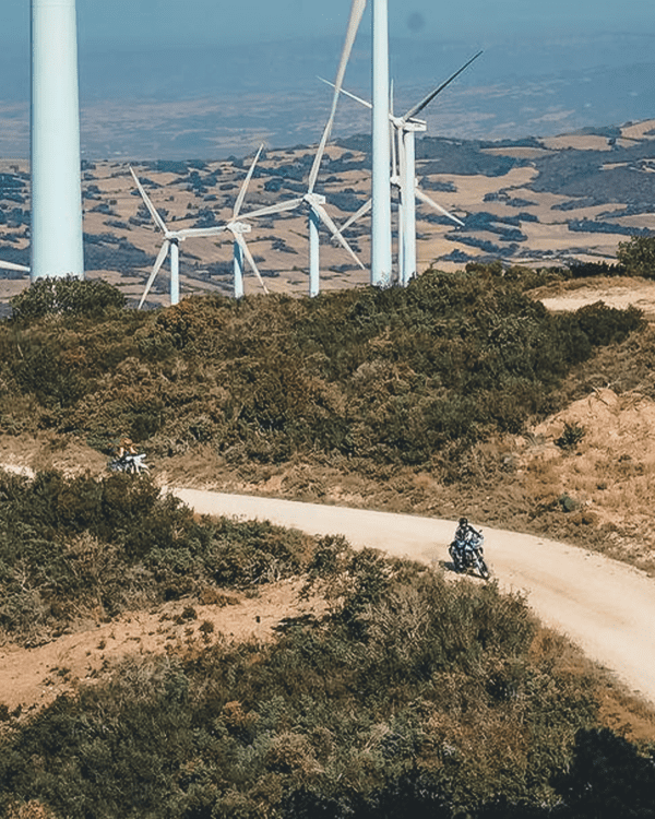 Paisajes en rutas de moto trail en Cataluña