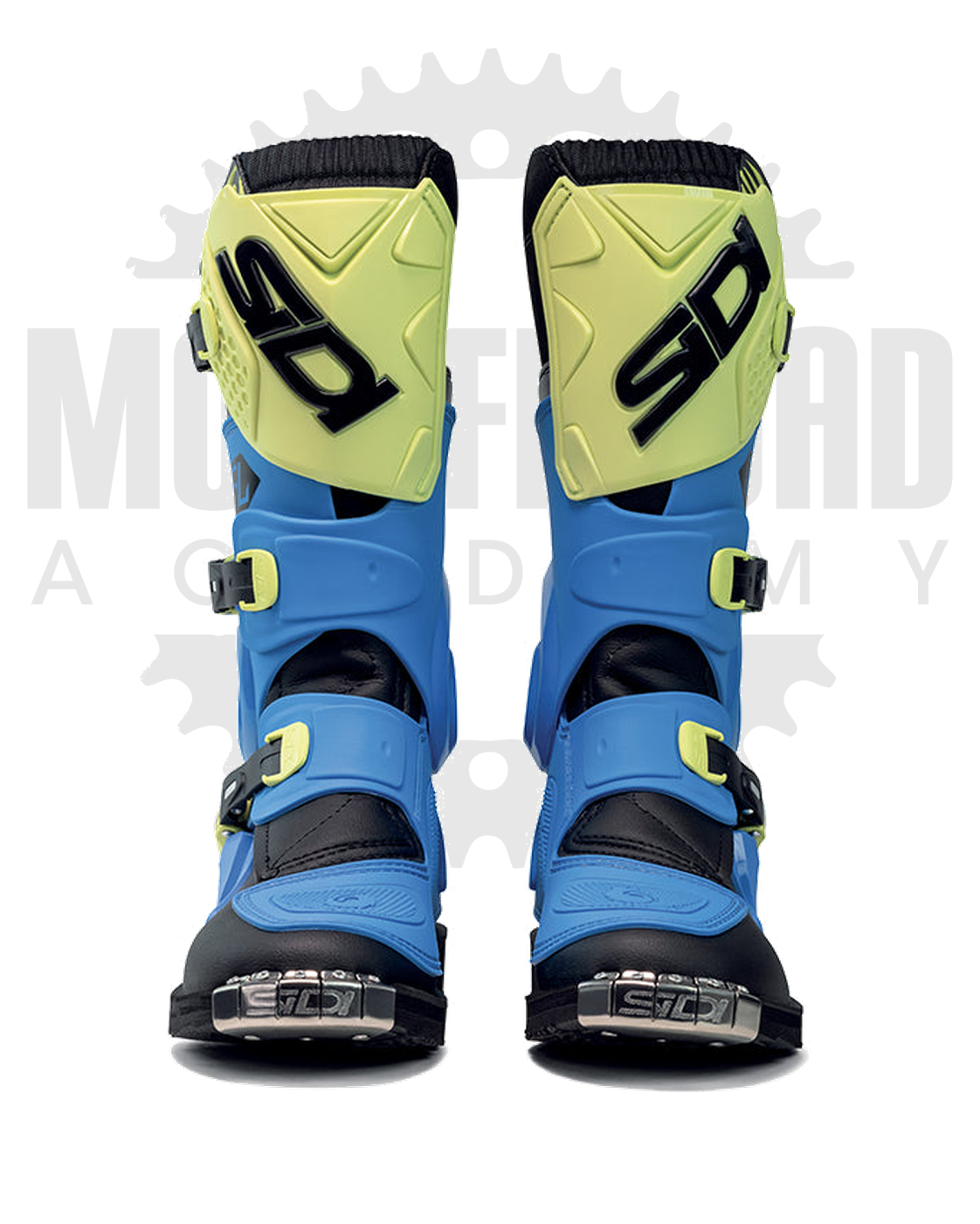 Botas SIDI Flame Infantil – Azul y Amarillo - Imagen 3